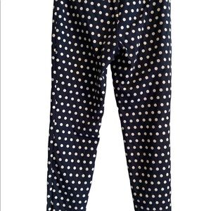 Forever 21 Navy/White Polka Dot Pants